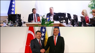 Adalet Bakanı Tunç, Bosna Hersek'te temaslarda bulundu