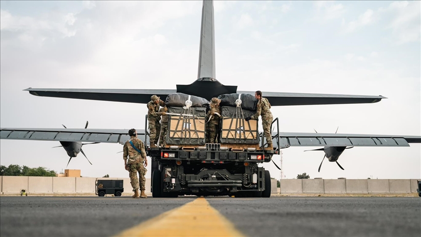 US continue humanitarian airdrops into Gaza US continue humanitarian airdrops into Gaza