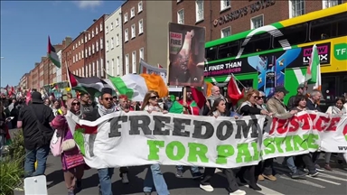 Irlande : Une manifestation en soutien à la Palestine dans la capitale Dublin