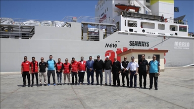 Турски брод со 3,774 тони хуманитарна помош за Газа пристигна во пристаниште во Египет