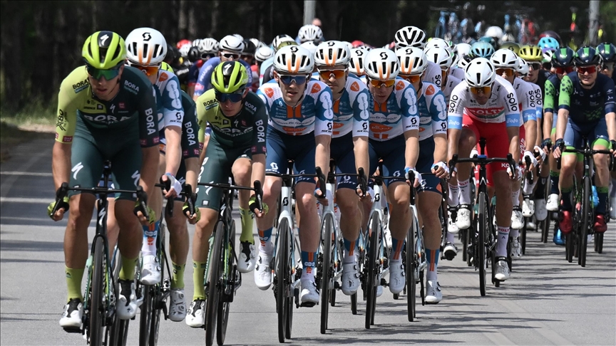 DSM-Firmenich biker Jakobsen wins opening stage of Tour of Türkiye cycling race DSM-Firmenich biker Jakobsen wins opening stage of Tour of Türkiye cycling race