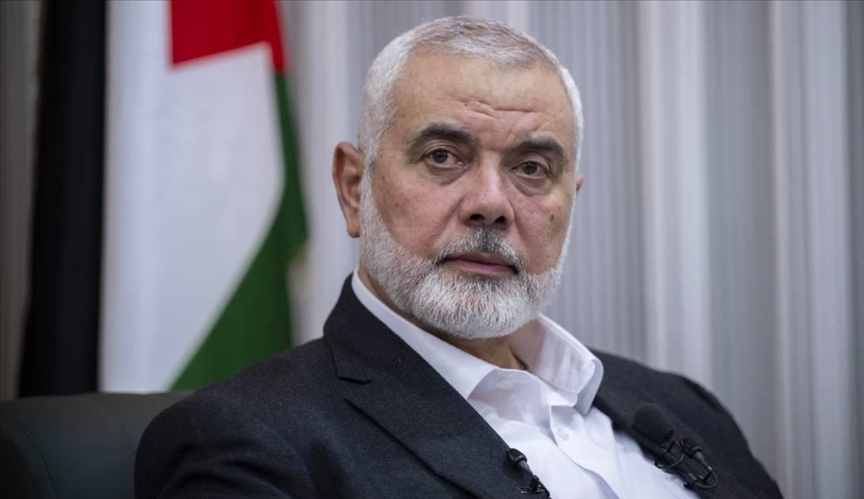Le chef du bureau politique du Hamas, Ismail Haniyeh, a accordé un entretien exclusif à l'agence de presse Anadolu  