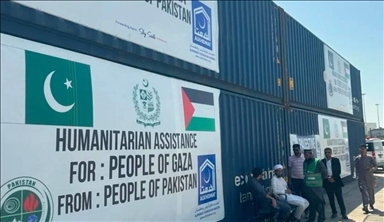 Le Pakistan dépêche une huitième cargaison d'aide humanitaire pour la Bande de Gaza