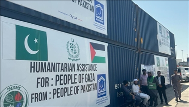 Pakistan dispatches 8th relief consignment for Gaza