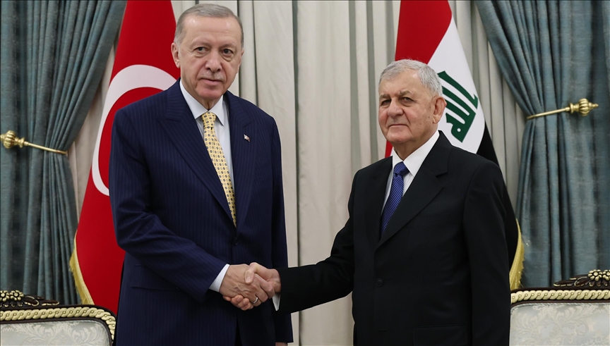 Erdogan se tokom posjete Bagdadu sastao sa predsjednikom Rashidom