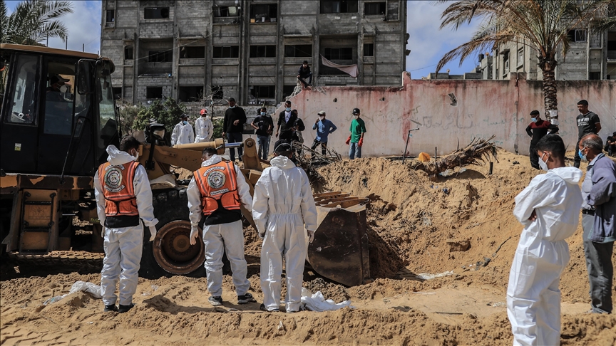 Egypt calls for international investigation into reports of mass grave in Gaza