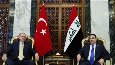 دیدار اردوغان با نخست‌وزیر عراق در بغداد 