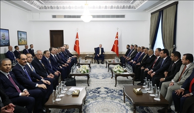 Президент Эрдоган встретился с представителями туркменской общины Ирака