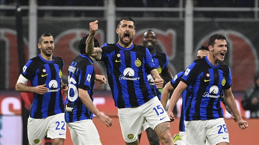 Inter Milan win Italian Serie A title with 5 games left