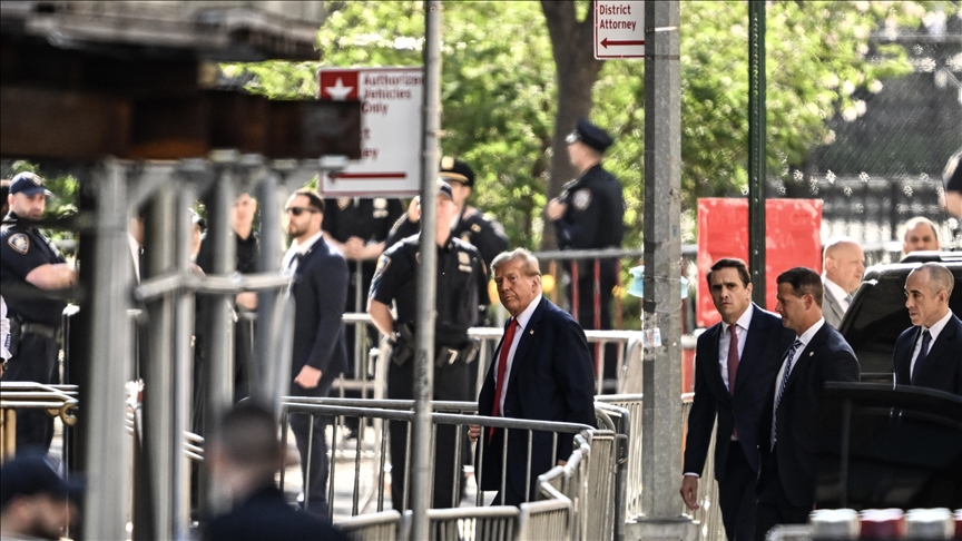 Opening arguments begin in Trump hush money trial Opening arguments begin in Trump hush money trial