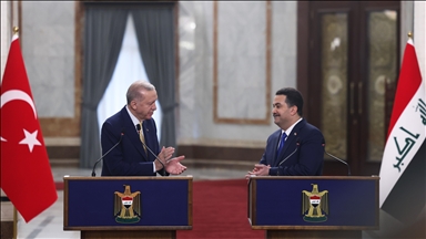 Türkiye, Iraq ink 26 agreements, MoUs during President Erdogan's visit to Baghdad