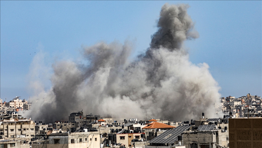 إصابة عدد من الفلسطينيين بقصف إسرائيلي على مدينة غزة