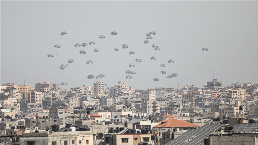 US continues to conduct humanitarian airdrops into Gaza