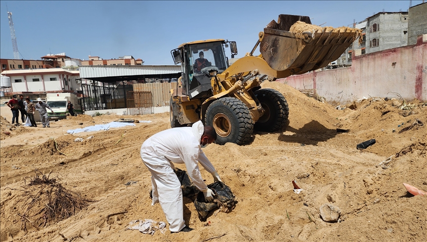 UN voices 'war crime concerns' as over 300 bodies found in Gaza mass graves