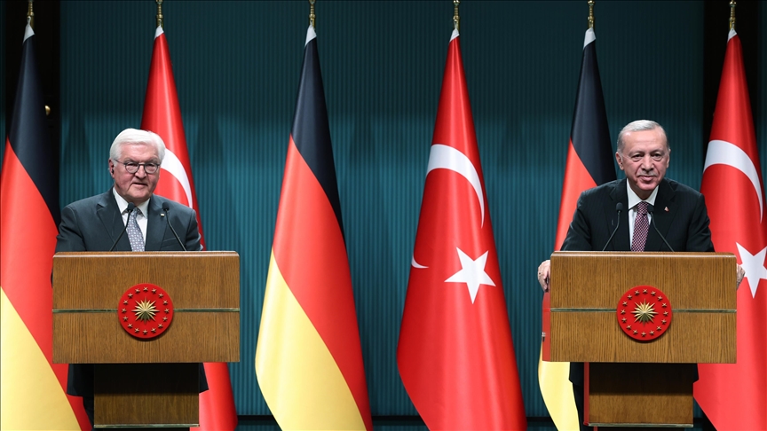 أردوغان: نهدف لرفع التبادل التجاري مع ألمانيا إلى 60 مليار دولار 