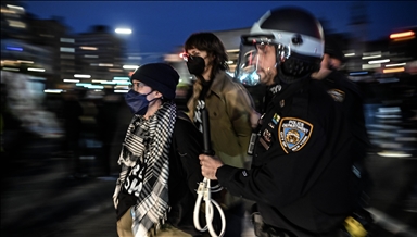 At least 100 pro-Palestinian protesters arrested near US Senator Schumer’s home