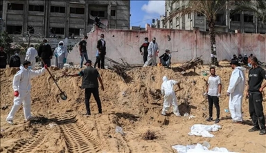Gaza : 51 corps supplémentaires découverts dans la fosse commune de l'hôpital Nasser