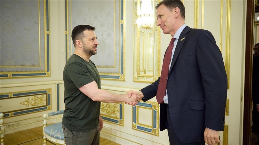 Президент Украины встретился с канцлером казначейства Великобритании