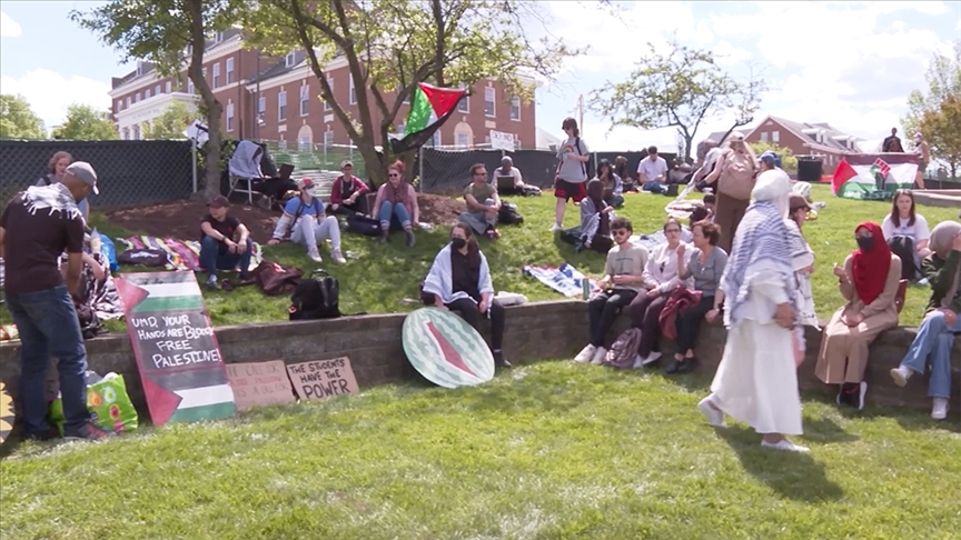 Amerikalı üniversite öğrencilerinden "kampüslerdeki protestolar antisemitik" iddialarına sert yanıt