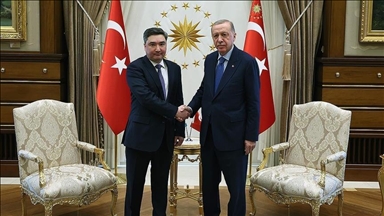 Türkiye’s President Erdogan receives Kazakh prime minister