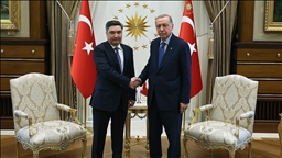 دیدار رئیس‌جمهور اردوغان و نخست‌وزیر قزاقستان در آنکارا