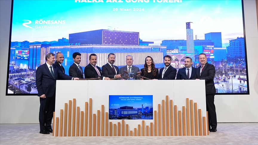 Borsa İstanbul'da gong Rönesans Gayrimenkul Yatırım için çaldı