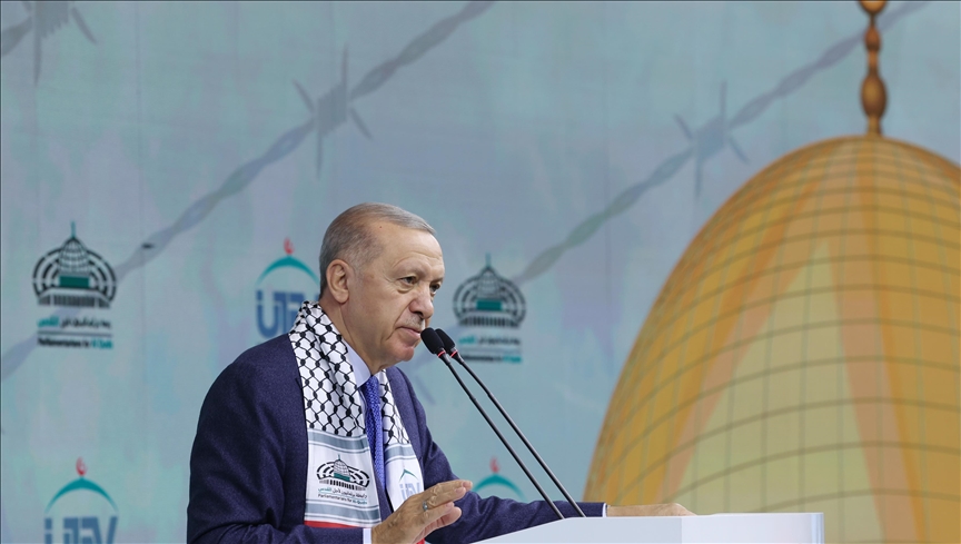 Protecting Jerusalem means defending humanity, peace: Turkish President Erdogan