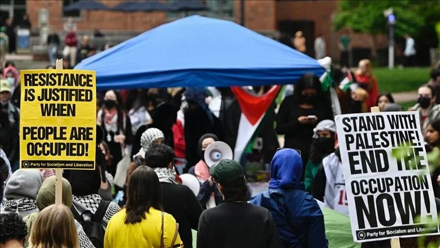 Des étudiants de l’Université de Pennsylvanie se joignent aux manifestations contre la guerre à Gaza
