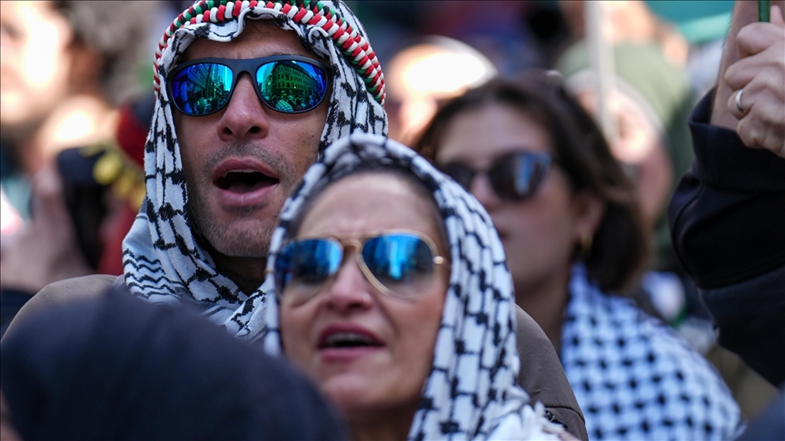 Canadian lawmaker banned from provincial legislature for wearing keffiyeh Canadian lawmaker banned from provincial legislature for wearing keffiyeh