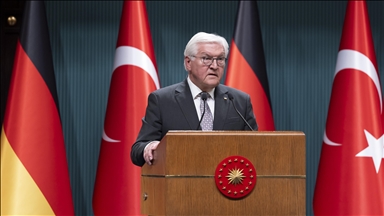 شتاينماير: متفقون مع تركيا على أن حل الدولتين مفتاح السلام الدائم