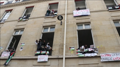 French university Sciences Po students continue demonstrations in support of Palestine