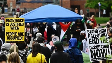 Des étudiants de l’Université de Pennsylvanie se joignent aux manifestations contre la guerre à Gaza