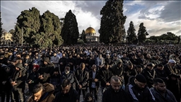  حدود 45 هزار فلسطینی نماز جمعه را در مسجدالاقصی اقامه کردند
