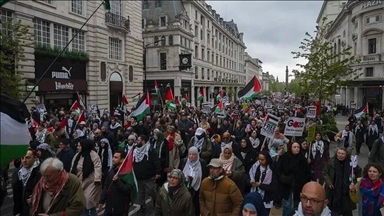 Londres : des centaines de milliers de personnes participent à la 12e « Marche nationale » pour Gaza