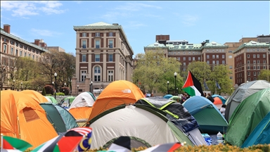 US lawmakers visit pro-Gaza encampment at New York's Columbia University