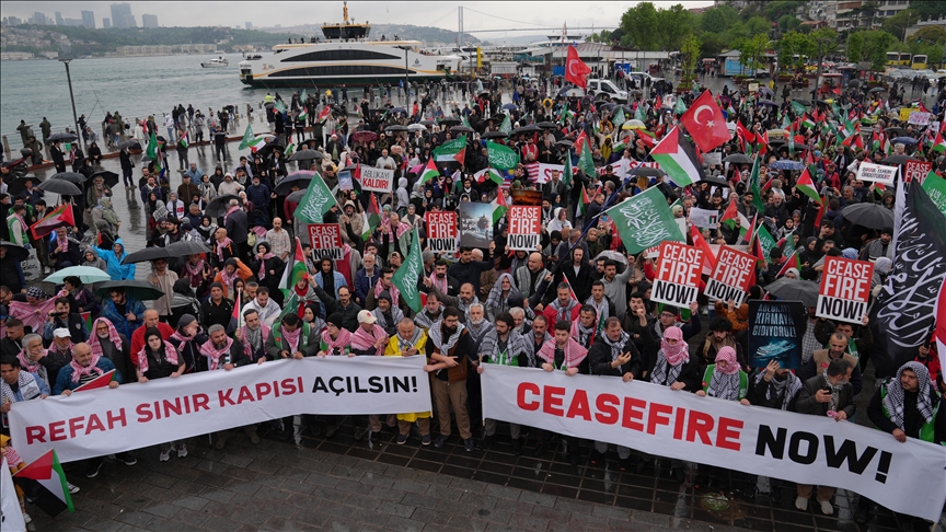 Üsküdar’da "Gazze'yi Unutma" yürüyüşü