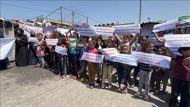 أطفال من غزة يشكرون طلاب جامعات الغرب المتضامنين معهم