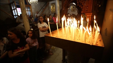 رغم الحرب.. مسيحيو غزة يحيون أحد الشعانين بكنيسة القديس برفيريوس