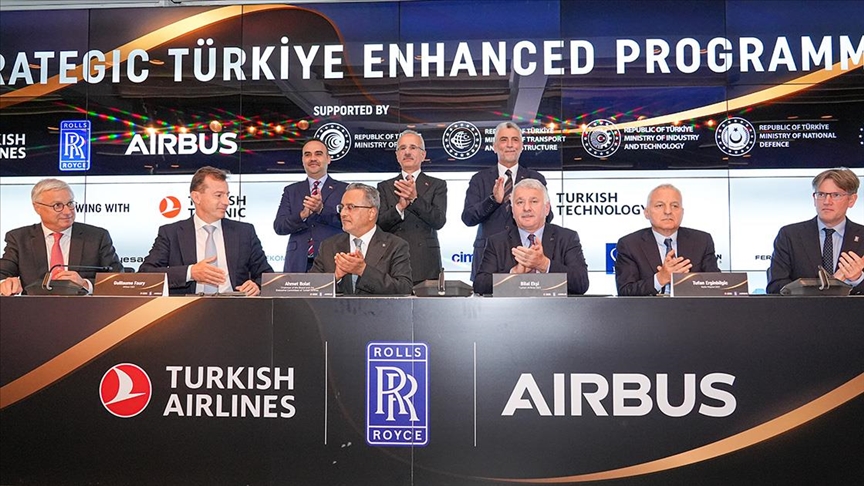 THY, Airbus ve Rolls-Royce işbirliğiyle geliştirilecek Stratejik Türkiye İlerleme Programı tanıtıldı