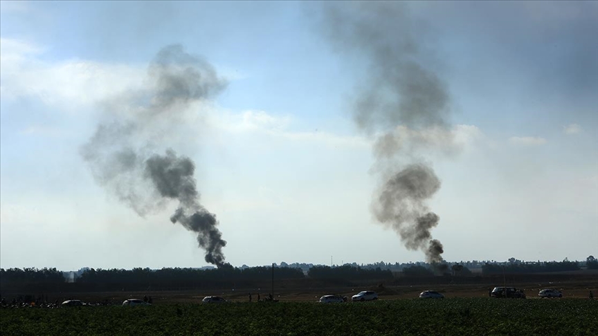  Kassam Tugayları Lübnan'ın güneyinden İsrail'e onlarca katyuşa roketi fırlattı