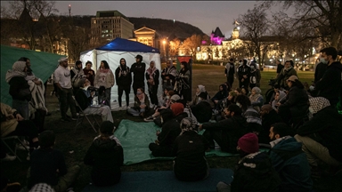 Students maintain 3rd day of pro-Palestine encampment at Canada's McGill University