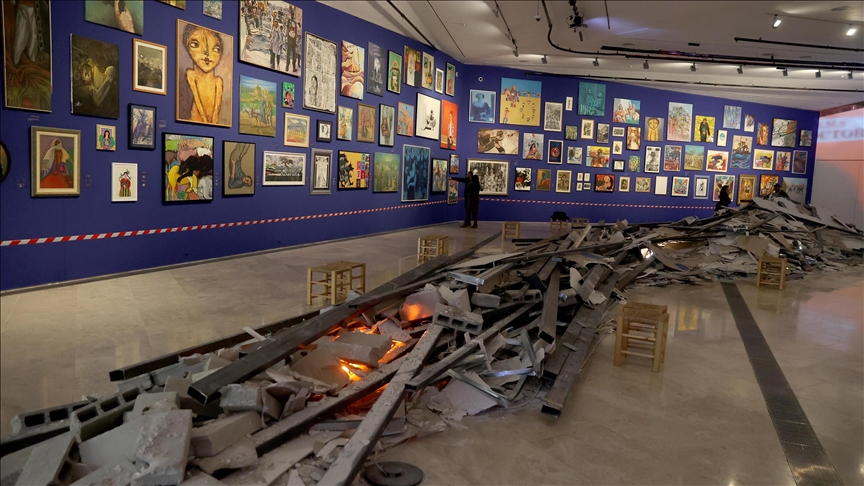 European delegation expelled from Palestinian Museum in West Bank amid anger over support for Israel