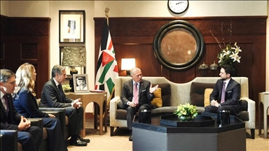 Jordan’s king meets US secretary of state, warns against Israeli onslaught on Rafah