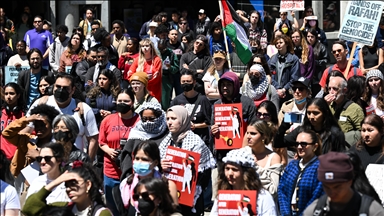 جامعة سان فرانسيسكو تنضم لركب الاحتجاجات الداعمة لغزة