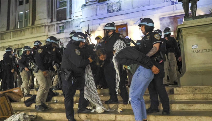 Brutality being inflicted on peaceful protesters at Columbia University: US lawmaker