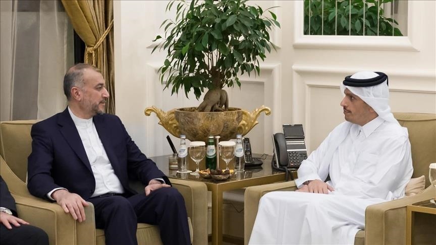 Foreign ministers of Qatar and Iran discuss ways to reduce regional escalation