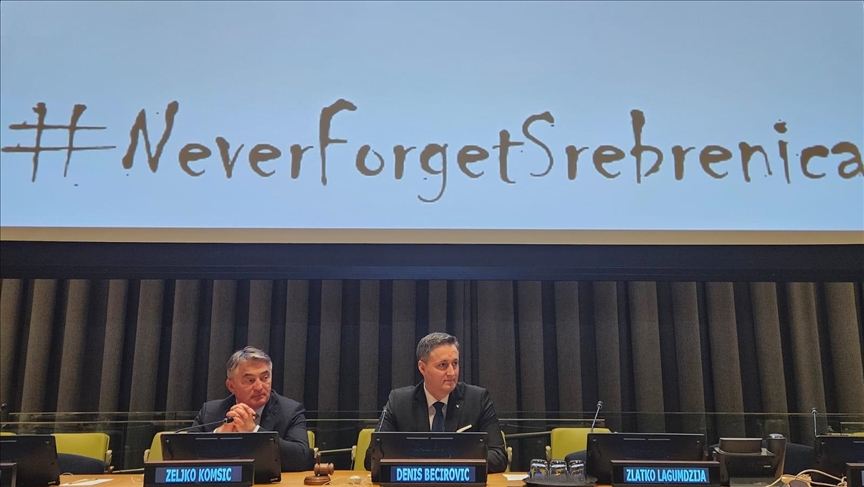 Resolution to declare Srebrenica genocide remembrance day sent to UN General Assembly