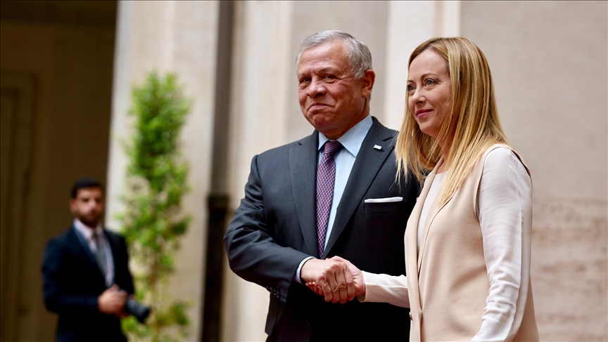 Italy’s premier, Jordan’s king wish diplomatic efforts on Gaza will be successful Italy’s premier, Jordan’s king wish diplomatic efforts on Gaza will be successful