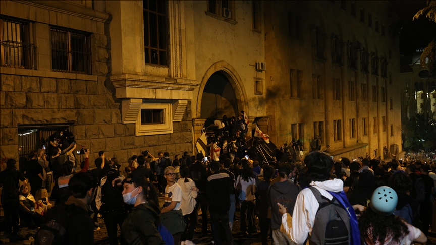 US condemns use of violence against those protesting 'foreign influence' bill in Georgia