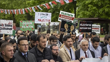 دعما لفلسطين.. مسيرات لشبيبة "العدالة والتنمية" بـ17 جامعة تركية